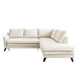 Ecksofa Mia Mia I Webstoff - Beige - Ottomane davorstehend rechts