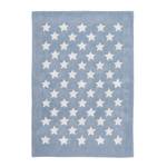 Tapis Cameroon Mora Fibres synthétiques - Bleu clair mat - 120 x 170 cm