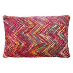 Coussin Solitaire Hippie I Tissu - Multicolore - 60 x 40 cm