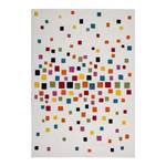 Laagpolig vloerkleed Castara kunstvezels - crèmekleurig/meerdere kleuren - 120 x 170 cm