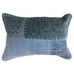 Coussin Lyrical II Tissu - Bleu Gris - 60 x 40 cm