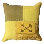 Coussin Lyrical II Tissu - Jaune curry - 45 x 45 cm