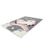 Tapis enfant Australia Mitchell Fibres synthétiques - Gris / Rose - 120 x 170 cm