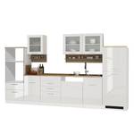 Küchenzeile Mailand VI Weiß - Ohne Kochfeld - Ohne Elektrogeräte