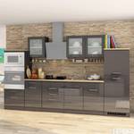 Küchenzeile Mailand V Graphit - Ohne Kochfeld - Ohne Elektrogeräte