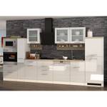 Küchenzeile Mailand VII Mit Apothekerschrank - Weiß - Induktion - Mit Elektrogeräten
