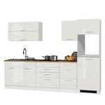 Küchenzeile Mailand VIII Weiß - Ohne Kochfeld - Ohne Elektrogeräte - Ohne Kühlschrank