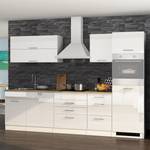 Küchenzeile Mailand IX Weiß - Ohne Kochfeld - Ohne Elektrogeräte - Ohne Kühlschrank