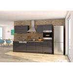 Küchenzeile Mailand IX Graphit - Ohne Kochfeld - Ohne Elektrogeräte - Ohne Kühlschrank