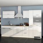 Küchenzeile Mailand X Mit Apothekerschrank - Weiß - Ohne Kochfeld - Ohne Elektrogeräte - Ohne Kühlschrank