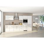 Küchenzeile Mailand XII Weiß - Glaskeramik - Mit Elektrogeräten