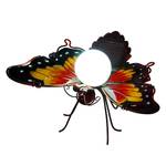 Solar-Dekoleuchte Schmetterling III Glas / Edelstahl - 1-flammig