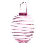 Solar-Dekoleuchte Maleny Acrylglas / Edelstahl - 45-flammig - Pink
