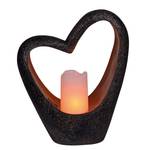 LED-Solar-Dekoleuchte Herz Acrylglas / Edelstahl - 1-flammig