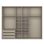 Schwebetürenschrank SKØP IV Alpinweiß - 270 x 236 cm - 2 Türen - Premium