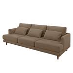 Sofa Westcoast (3-Sitzer) Webstoff - Havanna - 6 Kissen