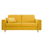 Schlafsofa Nordic Sleep Webstoff - Senfgelb - Breite: 232 cm