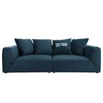 Bigsofa Big Cube Casual Samt - Marineblau - Breite: 304 cm