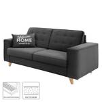 Schlafsofa Nordic Sleep Webstoff - Anthrazit - Breite: 232 cm