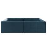 Grand canapé Big Cube Style Velours - Bleu marine - Largeur : 274 cm