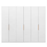 Drehtürenschrank SKØP glass wood Mattglas Weiß - 270 x 222 cm - Classic