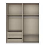 Armoire SKØP glass wood reflect Verre blanc mat / Miroir en cristal - 181 x 236 cm - Classic