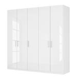 Drehtürenschrank SKØP III Hochglanz Weiß - 225 x 222 cm - Premium