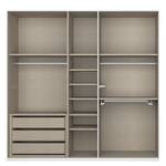 Drehtürenschrank SKØP III Hochglanz Weiß - 225 x 222 cm - Premium