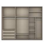 Drehtürenschrank SKØP reflect+ Grauspiegel - 270 x 222 cm - Classic