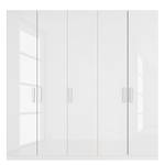 Drehtürenschrank SKØP III Hochglanz Weiß - 225 x 222 cm - Classic