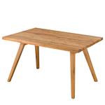 Eettafel Woodha Scandi massief eikenhout - Eik - Breedte: 140 cm - Zonder functie