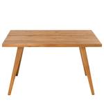 Table Woodha Skandi Chêne massif - Chêne - Largeur : 140 cm - Sans rallonge