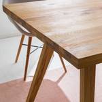 Eettafel Woodha Scandi massief eikenhout - Eik - Breedte: 160 cm - Zonder functie