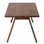 Table Woodha Skandi Acacia massif - Noyer - Largeur : 160 cm - Sans rallonge