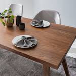 Table Woodha Skandi Acacia massif - Noyer - Largeur : 160 cm - Sans rallonge