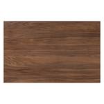 Table Woodha H Acacia massif / Acier - Noyer - Largeur : 140 cm - Sans rallonge - Noir