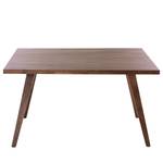 Table Woodha Skandi Acacia massif - Noyer - Largeur : 140 cm - Sans rallonge