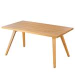 Table Woodha Skandi Hêtre massif - Hêtre - Largeur : 160 cm - Sans rallonge