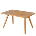 Table Woodha Skandi Hêtre massif - Hêtre - Largeur : 140 cm - Sans rallonge