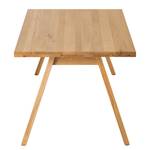 Table Woodha Skandi Hêtre massif - Hêtre - Largeur : 140 cm - Sans rallonge