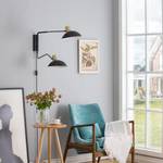 Wandlamp Flov I staal - zwart