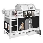 Spielbed JELLE Star Wars zwart Massief grenenhout - Star Wars zwart-wit