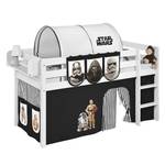 Speelbed JELLE Star Wars zwart Massief grenenhout - Star Wars zwart-wit - Met ladder