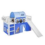 Spielbett JELLE Star Wars Blau Kiefer massiv - Star Wars Blau - Mit Rutsche