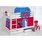 Spielbett JELLE Spiderman Kiefer massiv -  Spiderman Rot-Blau