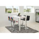 Chaise de bar Prea Tissu / Métal - Patchwork / Chrome