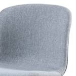 Chaises de bar Vinitsa (Lot de 2) Tissu / Métal - Gris clair / Noir