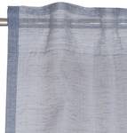 Rideau à galon fronceur SW-Elegante Tissu - Bleu jean