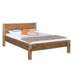 Houten bed Porto Alegre I Geolied massief moeraseikenhout - 160 x 200cm