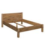 Houten bed Porto Alegre I Geolied massief moeraseikenhout - 160 x 200cm